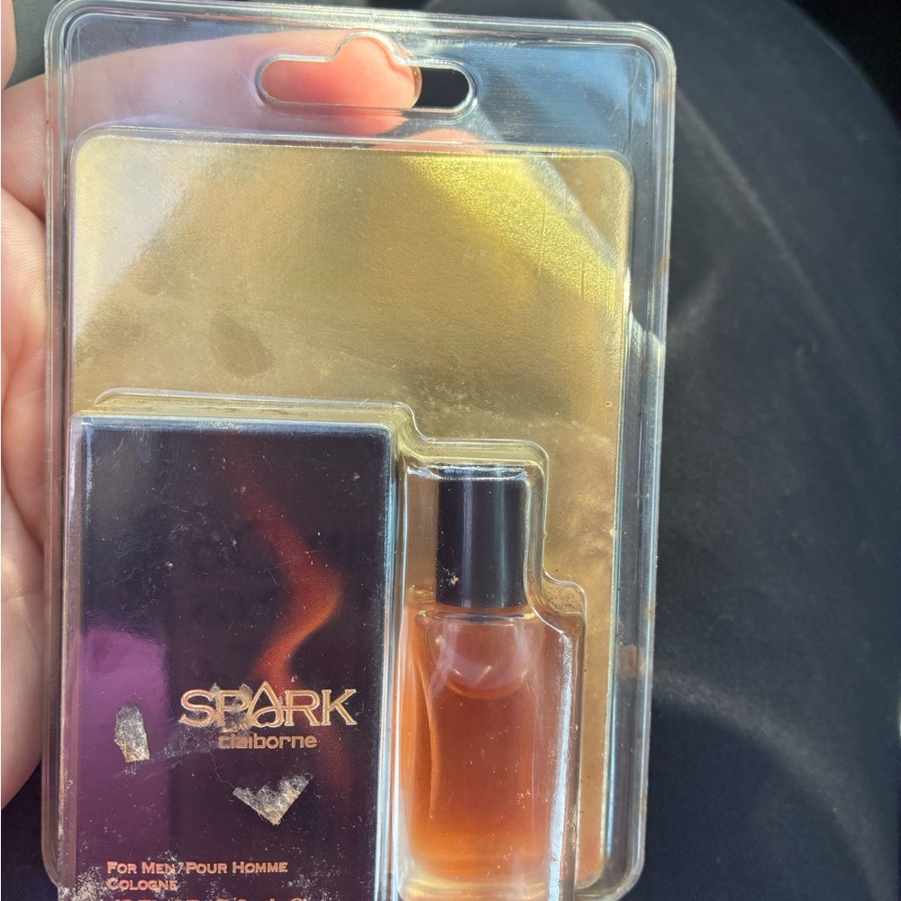 Claiborne Spark Men's Fragrance - Orange and Black